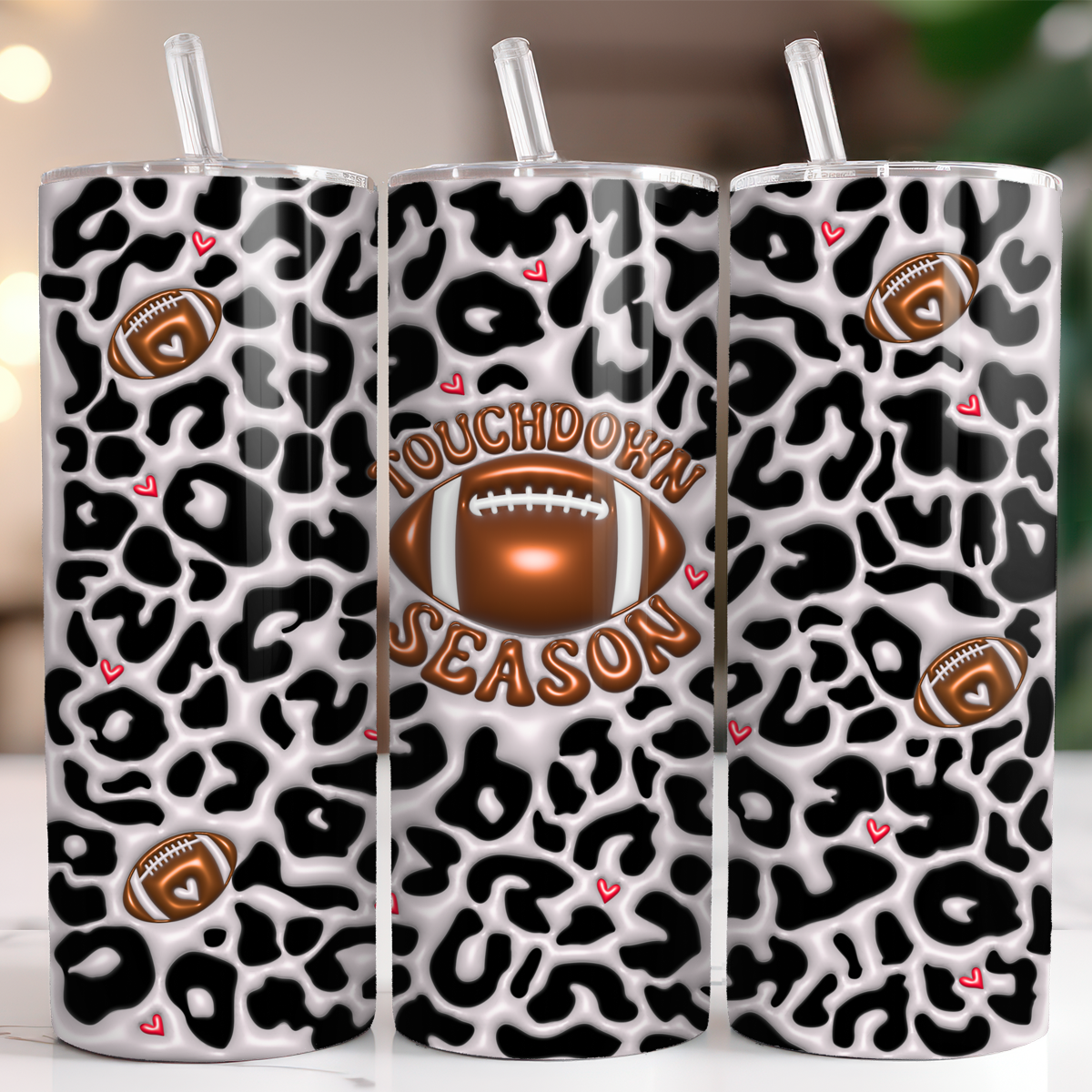 Leopard Ohio State Tumbler