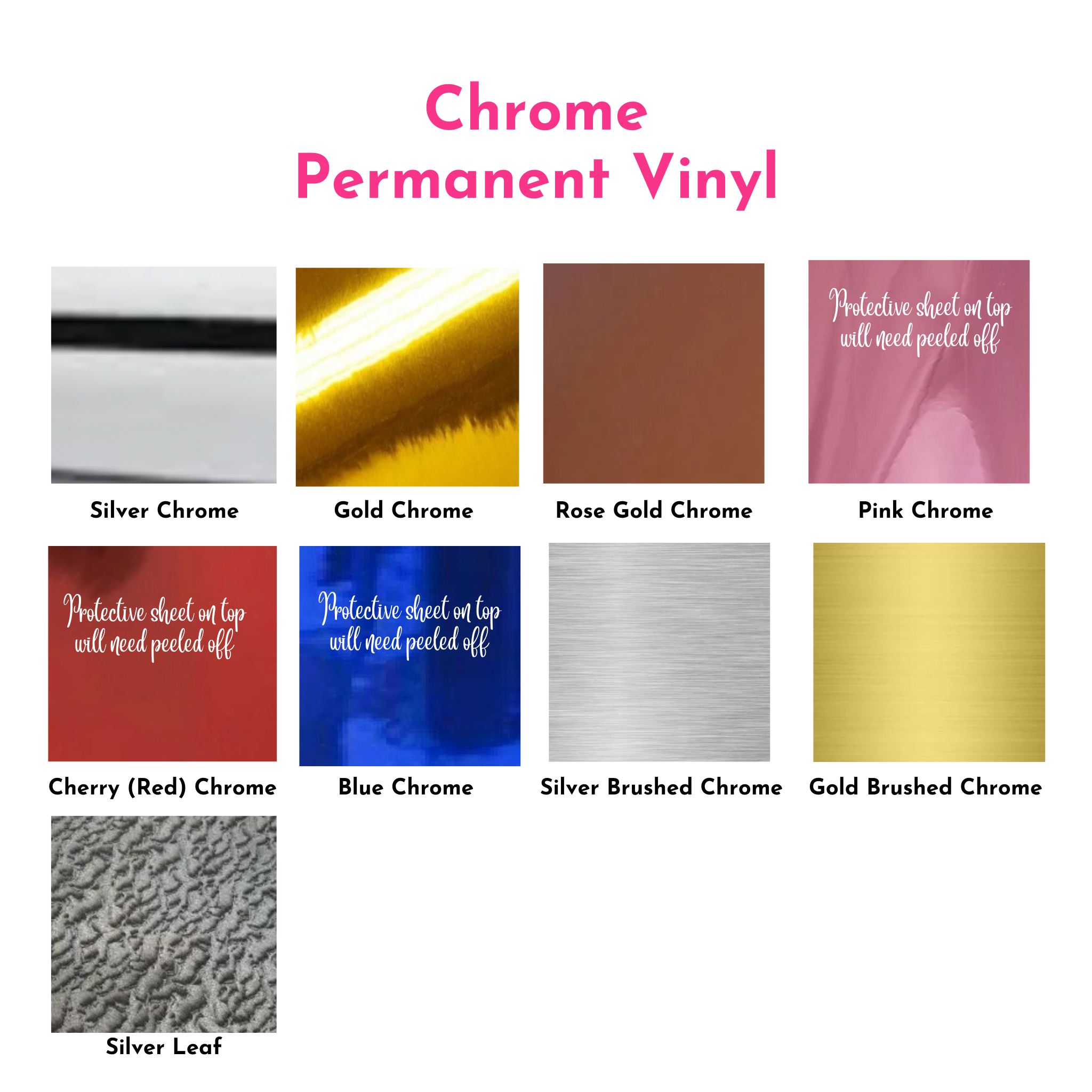 Vinylfolie Chrom Glossy/Chrom Matt — creavity