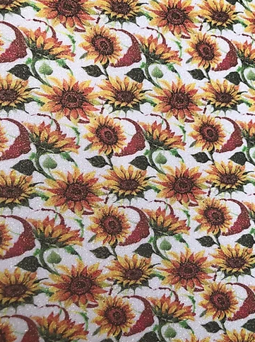 Sunflower HTV Vinyl, Black and White Plaid Pattern Vinyl Sheet