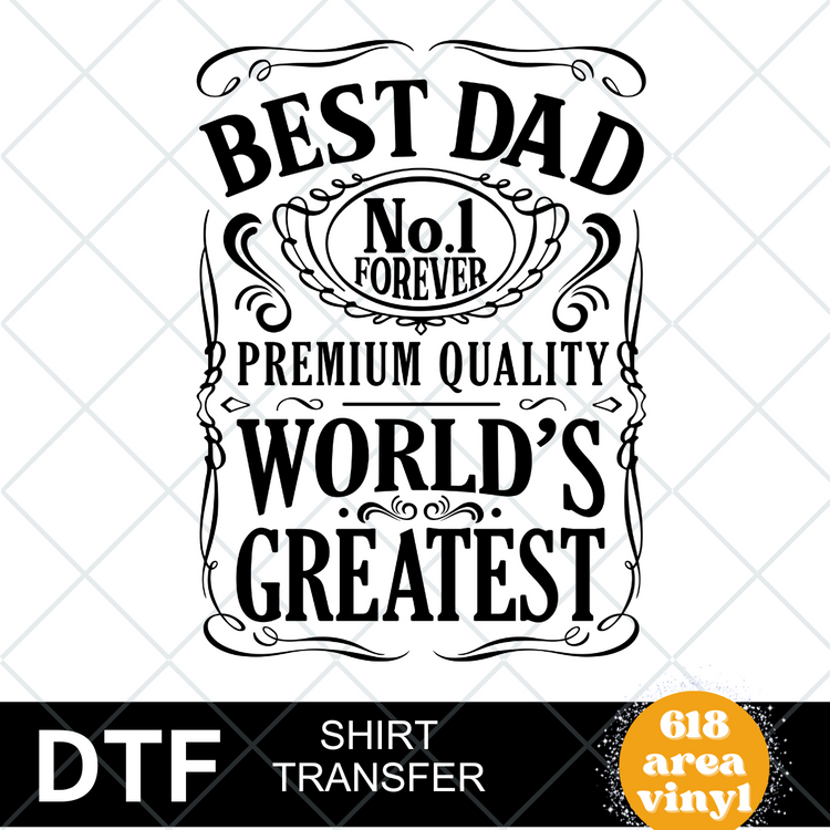 Best Dad shirt transfer