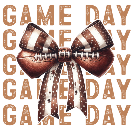 Game Day football bow