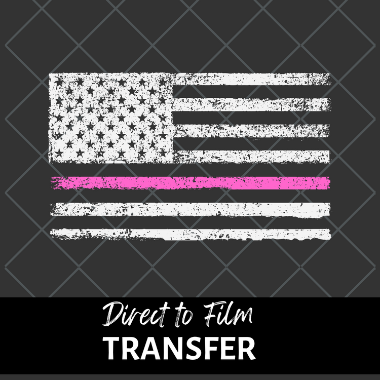 Pink line flag