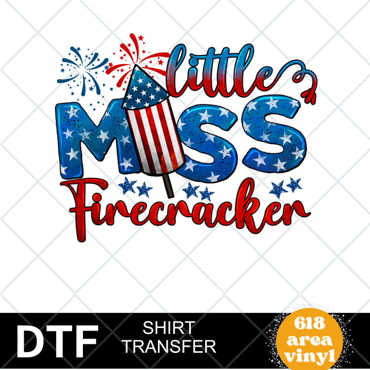 Kid size little miss firecracker