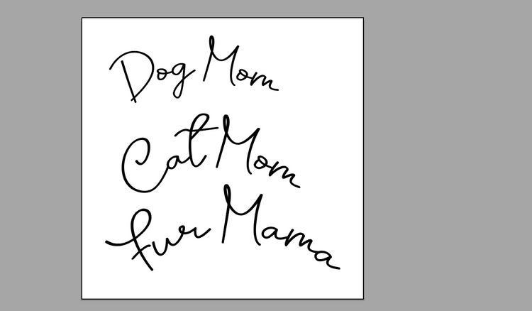 Dog Mom, Cat Mom, Fur mama  heart template  SVG