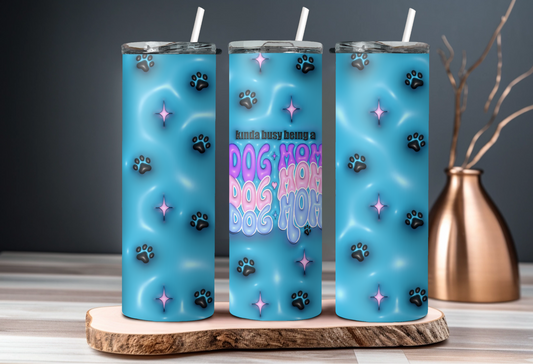 3D Puff tumbler wrap