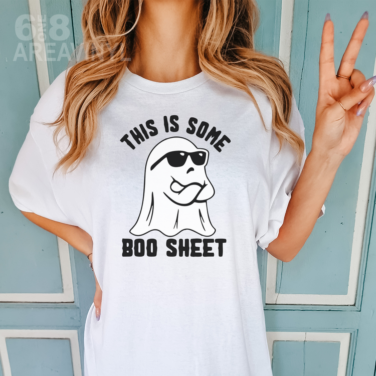 Boo ghost sheet