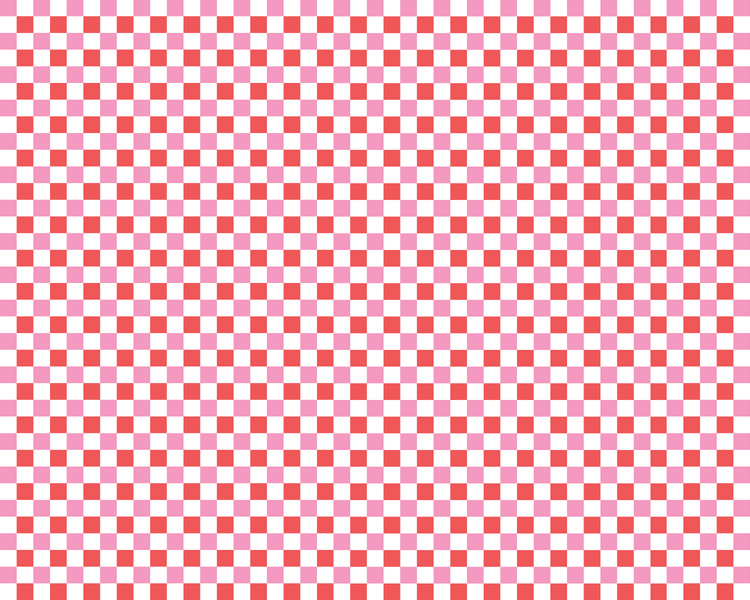 Pink and red check