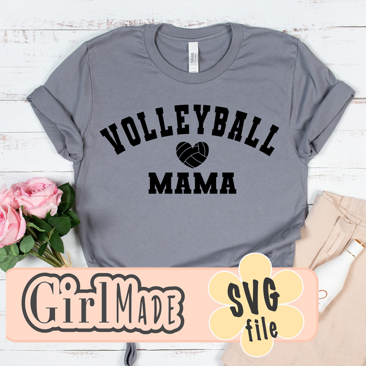 Volleyball mama SVG