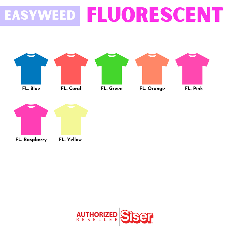 Easyweed Fluorescent Heat Transfer Vinyl