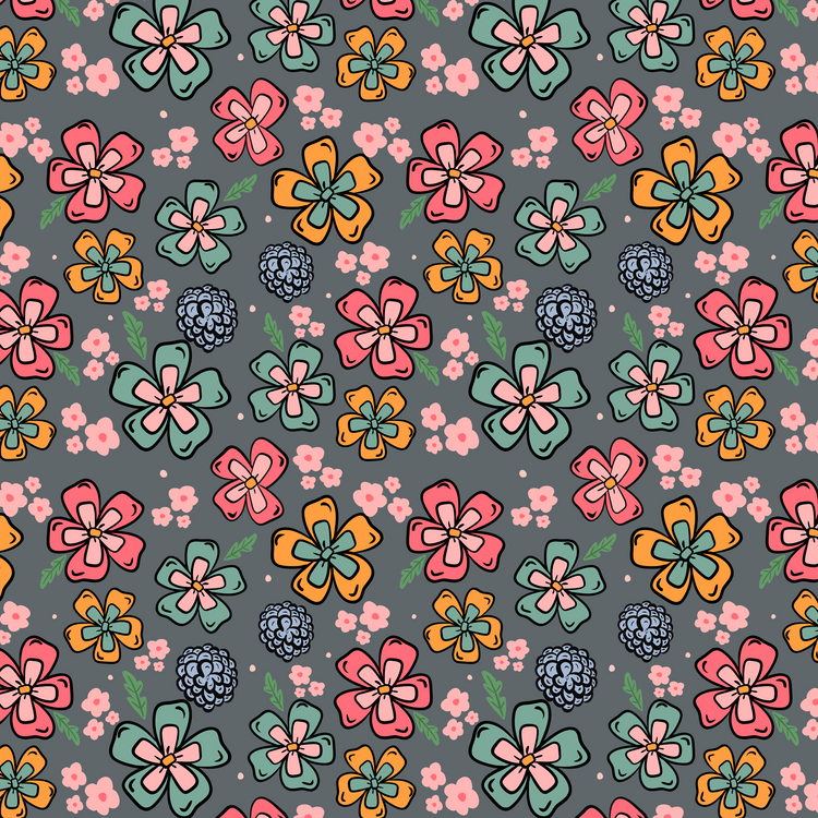 Retro  Floral