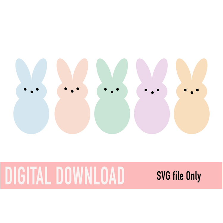 Set of Bunnies SVG