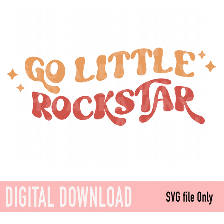 Go little Rockstar SVG