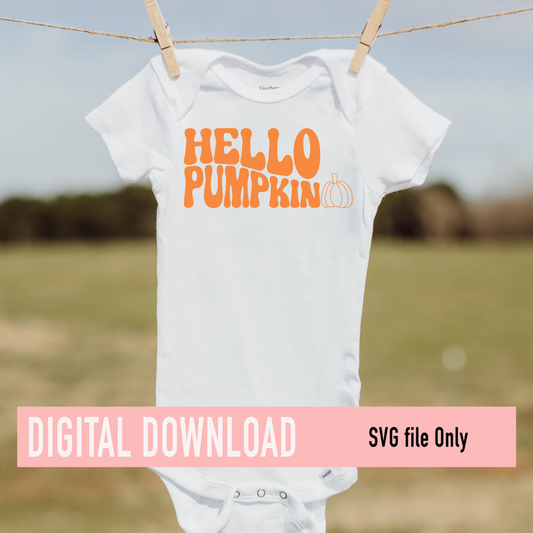 hello pumpkin SVG