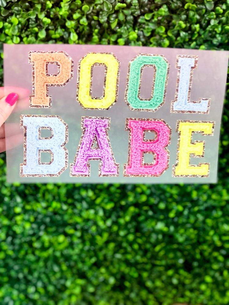 Faux Chenille Pool Babe