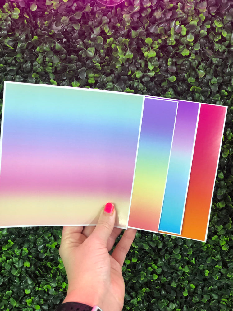 Mini Sampler Adhesive Ombré Print