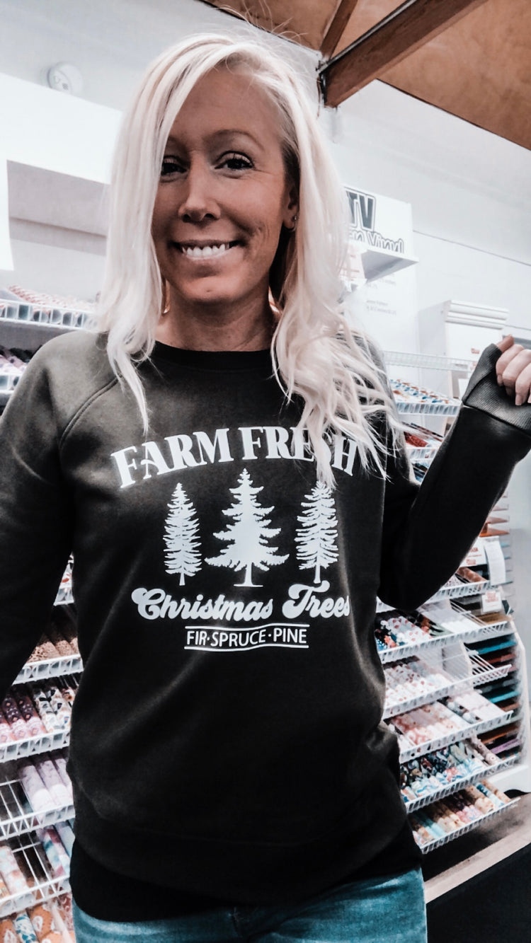 Farm Fresh Christmas Trees SVG