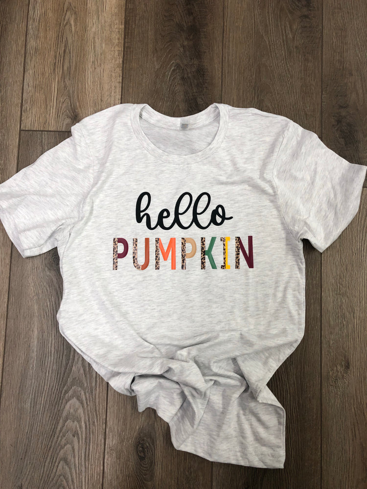 Hello Pumpkin split wording svg