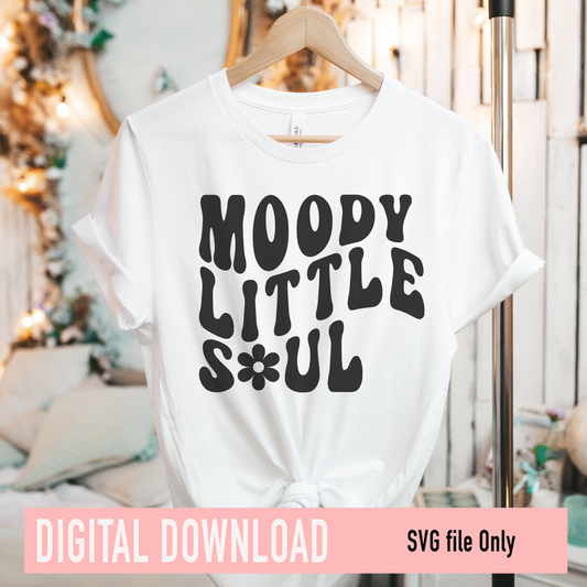 Moody little soul SVG