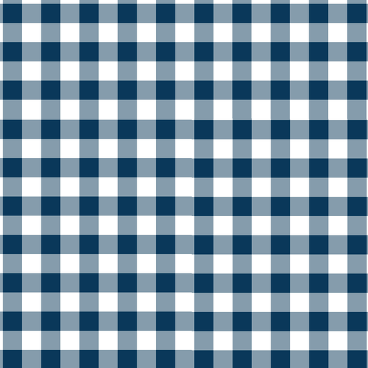 Navy plaid