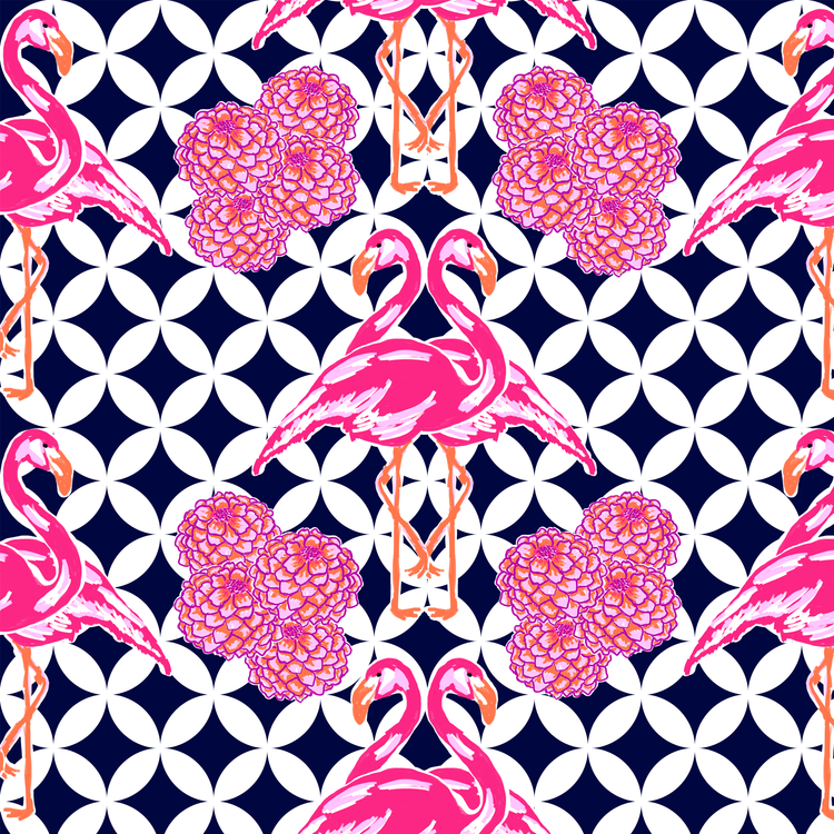 Navy Flamingo