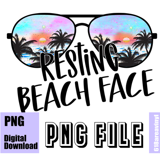 DIGITAL DOWNLOAD  Resting Beach Face