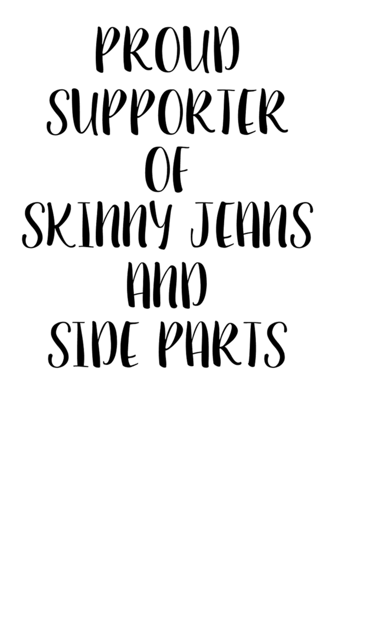 Skinny Jeans & side parts svg