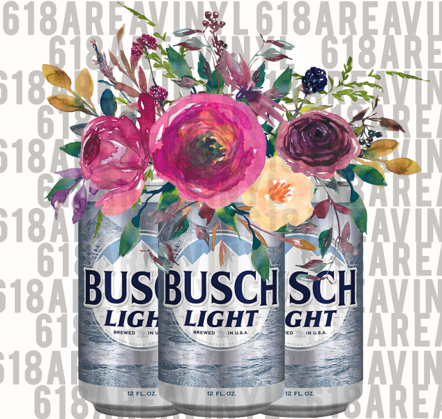 PNG file DIGITAL DOWNLOAD Floral Cans